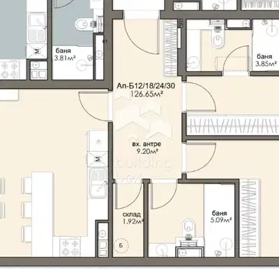 Photo 2 — 3-bedroom apartment in Sofia, Lyulin 5