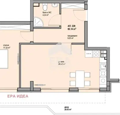 Photo 2 — 2-room apartment with yard in Lyulin 8, Sofia