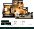 Снимка 4 — 2-стаен апартамент с двор в Люлин 8, София