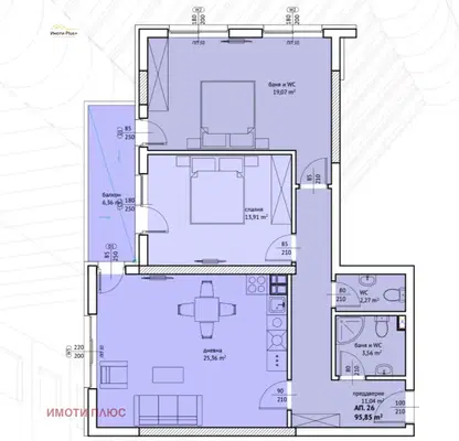 Photo 2 — 3-bedroom apartment in Sofiya, Lyulin 9