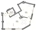 Снимка 3 — Двустаен апартамент с южно изложение в Малинова долина, София