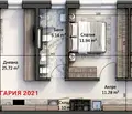 Снимка 5 — Тристаен апартамент в Малинова долина с тераса и паркинг