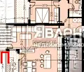 Снимка 2 — Тристаен апартамент в Манастирски ливади с асансьор