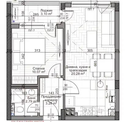 Photo 4 — 2-bedroom apartment in Sofiya, Mladost 4