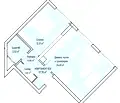 Снимка 2 — Двустаен апартамент в Младост 4 с Акт 16 и асансьор