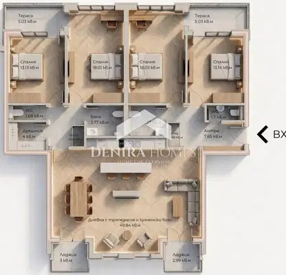 Photo 4 — 4-bedroom apartment in Sofiya, Nadejda 1
