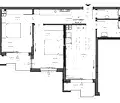 Снимка 4 — Тристаен апартамент в София, Обеля 2