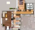 Снимка 2 — Тристаен апартамент в Оборище с две тераси и паркомясто