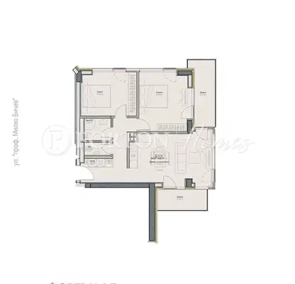 Снимка 2 — Тристаен апартамент с две тераси в Оборище, София