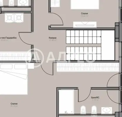 Photo 2 — Four-room apartment in Oborishte with parking and elevator