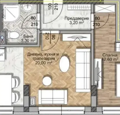 Photo 4 — 2-bedroom apartment in Sofiya, Ovcha Kupel