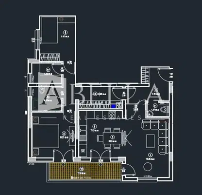 Снимка 3 — Тристаен апартамент с тераса в Овча купел, София