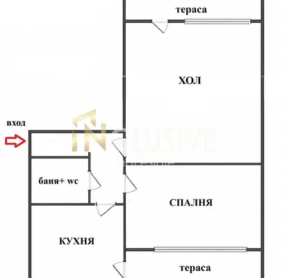 Снимка 4 — Двустаен апартамент с две тераси в Редута, София