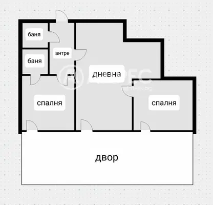 Снимка 4 — Тристаен апартамент в София, Витоша