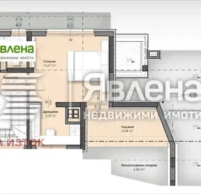 Снимка 3 — Тристаен апартамент в София, Връбница 2