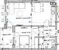 Снимка 2 — Двустаен апартамент в Стара Загора, Самара 3