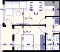 Снимка 2 — Двустаен апартамент в Стара Загора, Три чучура - север