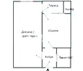 Снимка 2 — Двустаен апартамент в Търговище, Запад 3