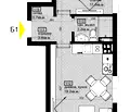 Снимка 2 — Двустаен апартамент с градинка в Бриз, Варна