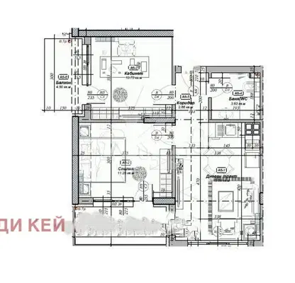 Снимка 3 — Тристаен апартамент с две тераси в Бриз, Варна