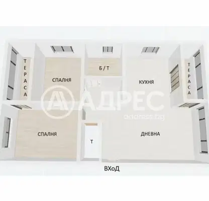 Снимка 4 — Тристаен апартамент във Варна, Бриз