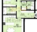 Снимка 5 — Тристаен апартамент във Варна, Бриз