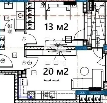 Снимка 2 — Двустаен апартамент във Варна, Изгрев
