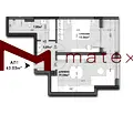 Снимка 2 — Двустаен апартамент в Изгрев, Варна с паркомясто