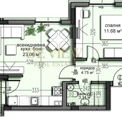 Снимка 4 — Двустаен апартамент с тераса в кв. Изгрев, Варна