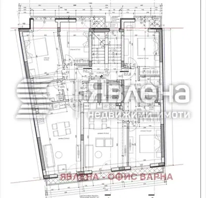 Снимка 3 — Тристаен апартамент с голяма тераса в Колхозен пазар, Варна