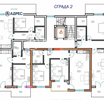 Снимка 3 — Тристаен апартамент с тераса в м-т Пчелина, Варна
