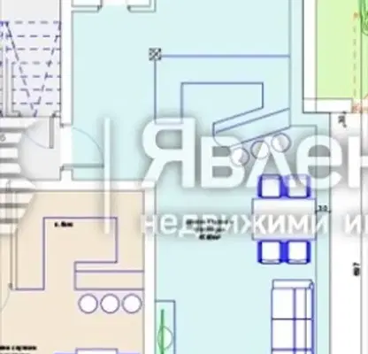 Снимка 2 — Двустаен апартамент с морска панорама във Виница, Варна