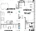 Снимка 3 — Тристаен апартамент във Варна, Виница