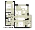 Снимка 3 — Тристаен апартамент в кв. Виница с югоизточно изложение