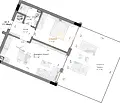 Снимка 2 — Просторен 2-стаен апартамент във Варна, Владислав Варненчик 1