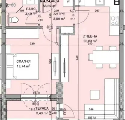 Photo 3 — Two-room apartment with south aspect in Varna, Vladislav Varnenchik