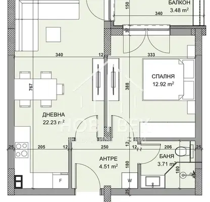 Photo 2 — 2-bedroom apartment in Varna, Vladislav Varnenchik 1