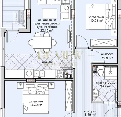 Photo 4 — 3-bedroom apartment in Varna, Vladislav Varnenchik 1