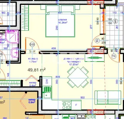 Photo 4 — Two-room apartment in Vuzrazhdane 1 residential complex with terrace