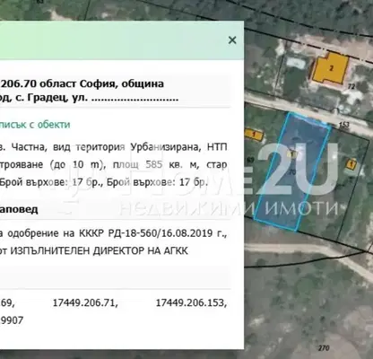 Photo 3 — Plot in област София, Kostinbrod