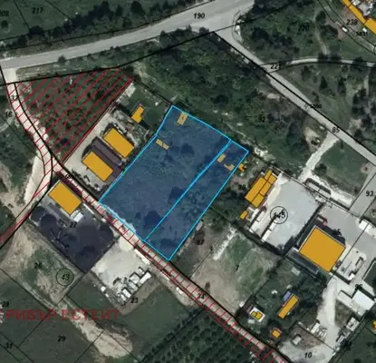 Снимка 3 — Парцел в Русе, Промишлена зона - Изток