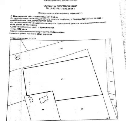 Photo 4 — Plot in област София, Dragovishtica