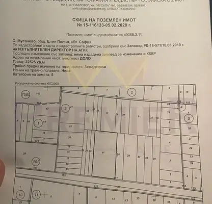 Photo 2 — Plot in област София, Musachevo