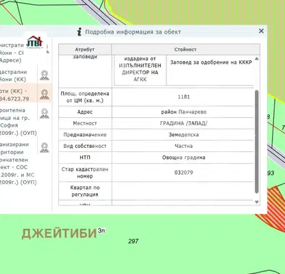 Снимка 5 — Парцел в София, м-т Детски град