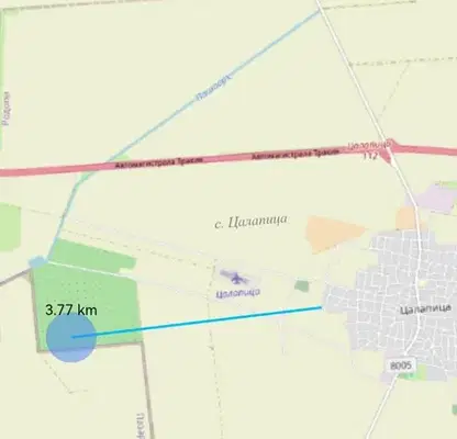 Снимка 3 — Земеделски имот в Пловдив, с. Цалапица