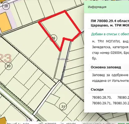 Снимка 3 — Нива в Пловдив, с. Царацово