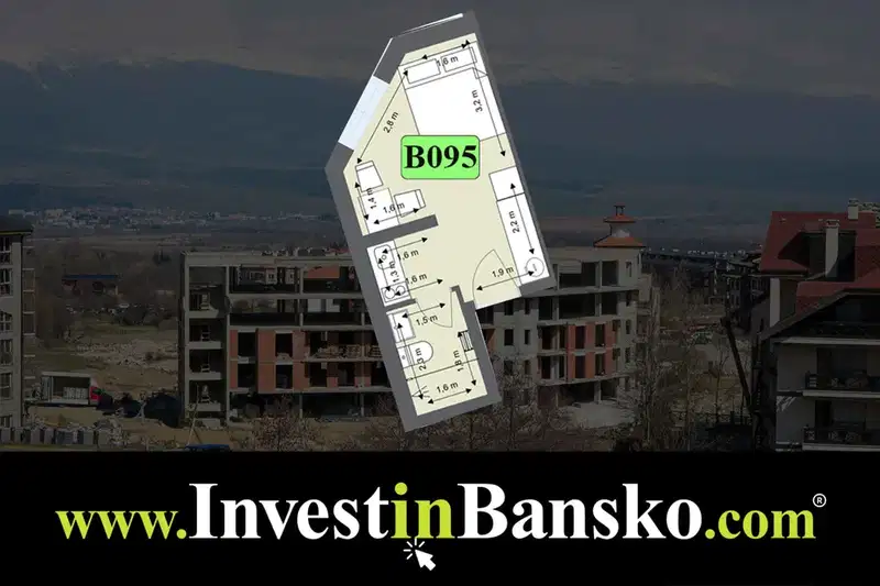 1-bedroom apartment in Oblast Blagoevgrad, Bansko