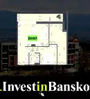 Двустаен апартамент в Благоевград, Банско