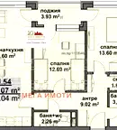 Тристаен апартамент в Бургас, Мадика
