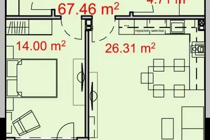 2-bedroom apartment in Burgas, Izgrev